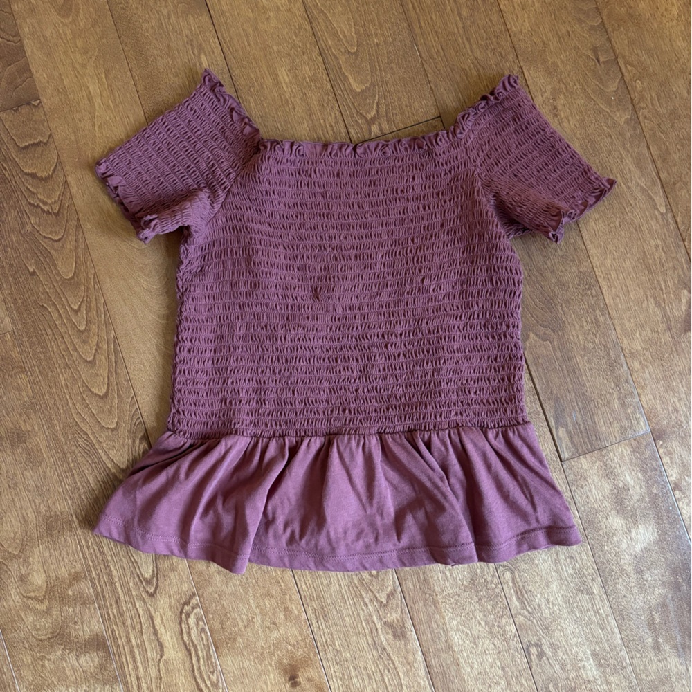 Shirred Baby Doll tee